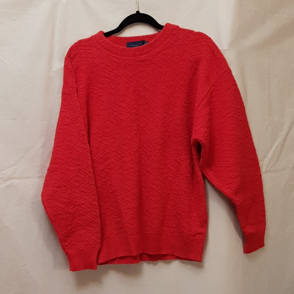 Towncraft Vibrant Red Women's Crew Neck Sweater